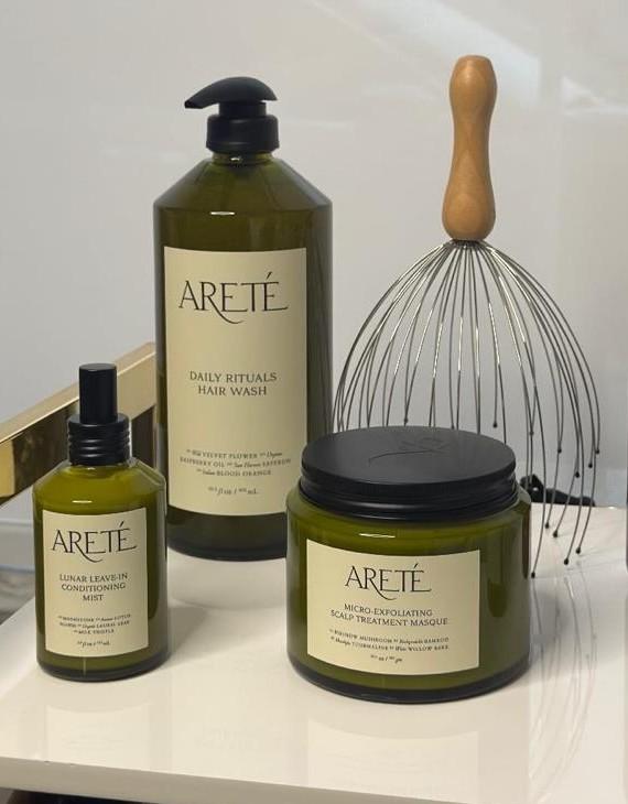 Productos ARETÉ para cabello y cuero cabelludo
