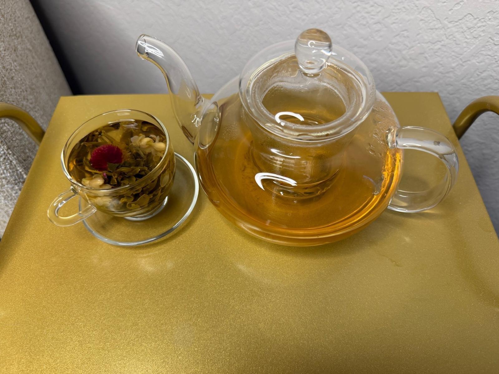 El té que se sirve al comenzar la visita